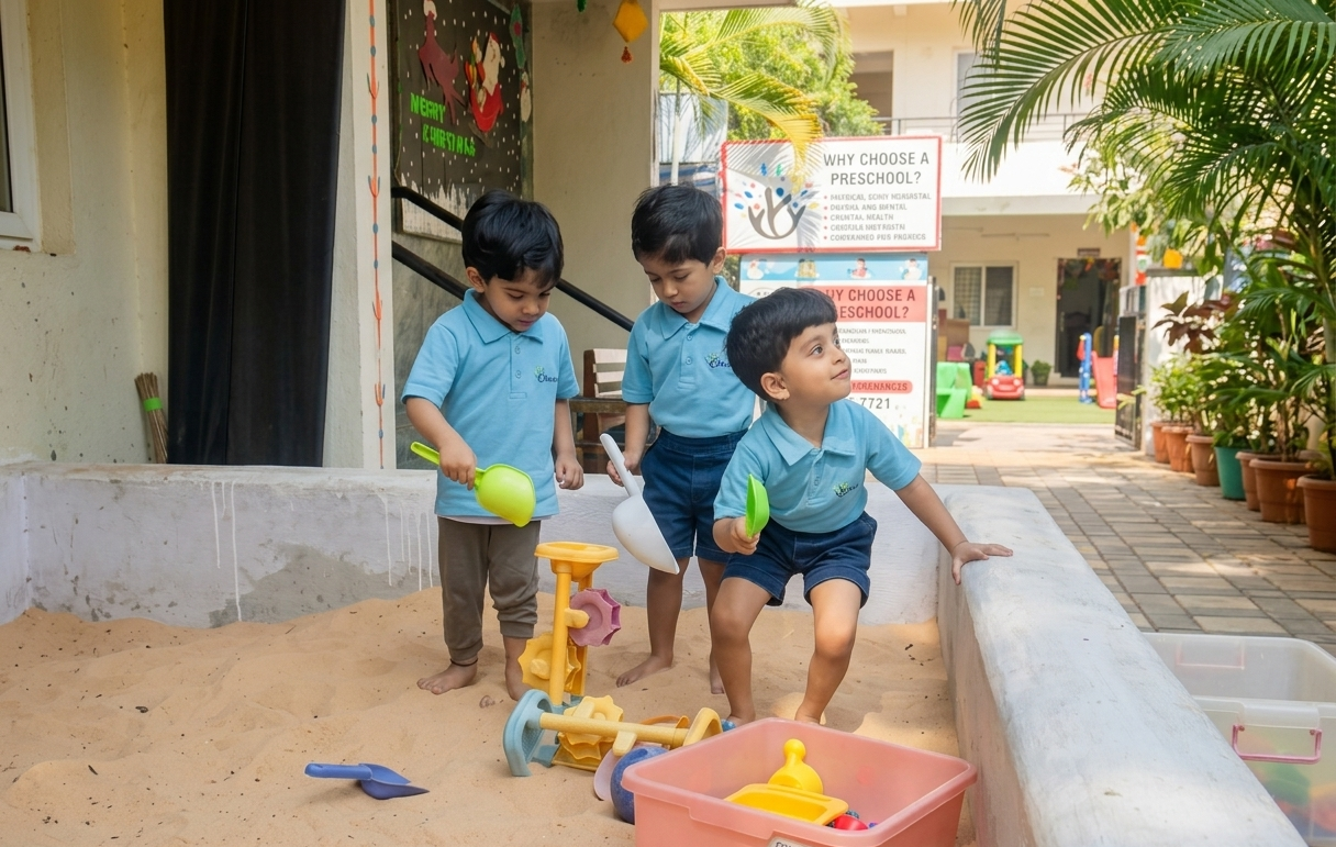 Playgroup toddlers at Kids Valley Preschool
